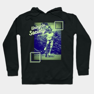 Unicycle Society Einrad Retro Artist Zirkus Hoodie